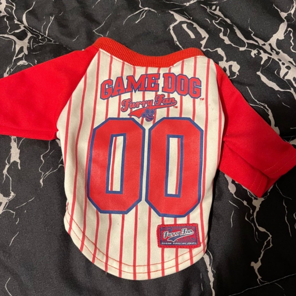Dog baseball shirt